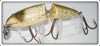 Vintage Creek Chub Silver Flash Jointed Husky Musky Lure 618 Special