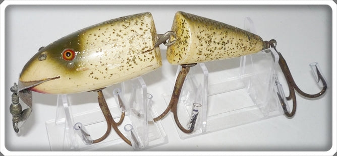 Vintage Creek Chub Silver Flash Jointed Husky Musky Lure 618 Special