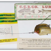 Vintage Creek Chub Silver Flash Weed Bug Lure 2818 Special In Box