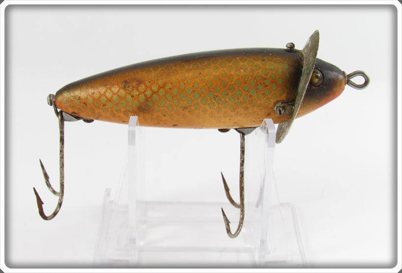 Vintage Heddon Shiner Scale 210 Surface Lure 219P 