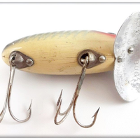 Fred Arbogast Black With Silver Herringbone Jitterbug