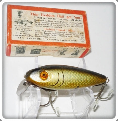Vintage Heddon Silver Herring 110 River Runt  Lure119SH