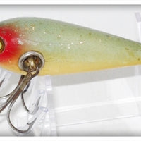 Vintage Heddon White Slate Back 100 Dowagiac Minnow Lure 