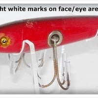 Vintage South Bend Red Dark Shaded Back Panetella Minnow Lure 913 SR