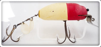 Vintage Creek Chub White Red Head Beetle 3802 Special Lure