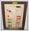 Vintage Fred Arbogast Bait Company Sputterbug Dealer Display