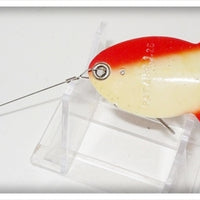 Vintage Heddon Red & White Spoony Frog Lure 3202