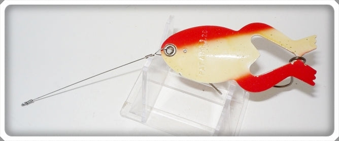 Vintage Heddon Red & White Spoony Frog Lure 3202