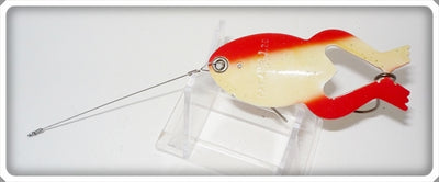 Vintage Heddon Red & White Spoony Frog Lure 3202