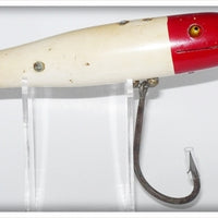 Vintage Creek Chub Red Head White Tarpon Pikie Lure 4002