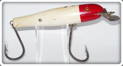 Vintage Creek Chub Red Head White Tarpon Pikie Lure 4002