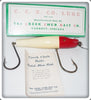 Vintage Creek Chub Red Head White Tarpon Pikie Lure 4002 In Box