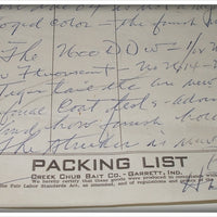 Creek Chub Coachdog With Tiger Tail Jointed Pikie In Box 2600 DD Special