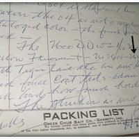 Creek Chub Coachdog With Tiger Tail Jointed Pikie In Box 2600 DD Special