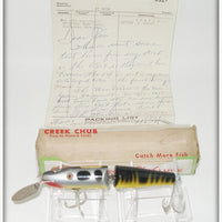 Creek Chub Coachdog With Tiger Tail Jointed Pikie In Box 2600 DD Special
