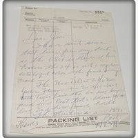 Creek Chub Coachdog With Tiger Tail Jointed Pikie In Box 2600 DD Special