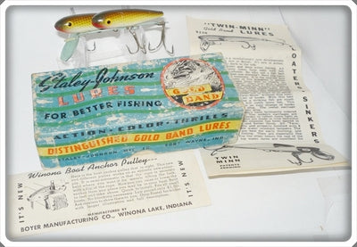 Vintage Staley Johnson Twin Minn Lure In Box