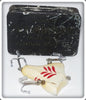 Vintage Howe's Red & White Vacuum Bass Bait Lure In Tin