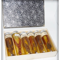 Vintage Weber Crabakle Fly Rod Hair Crab Dealer Box Of Lures In Tubes