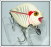 Vintage Heddon Red & White Shore Floating Punkinseed Lure 742XS
