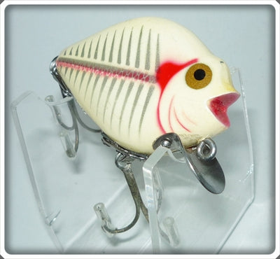 Vintage Heddon Red & White Shore Floating Punkinseed Lure 742XS