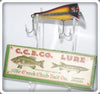 Vintage Creek Chub White Scale Plunker Lure 3225 In Box