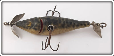 Vintage Wilcox Wiggler Wood Minnow Lure