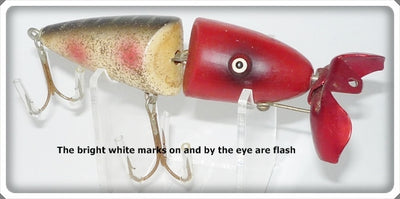 Vintage Jack's Tackle Red Head & Spots With Glitter Wig-L-Lure