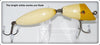 Vintage Jamison Yellow & White Wig Wag Gep Bait Lure