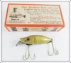 Vintage Heddon Green & Black Waterwave River Runt Lure E9110GB