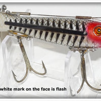 Vintage Heddon Silver Shore Dowagiac Spook Lure 9109XRS 