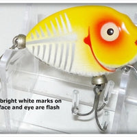Vintage Heddon Yellow Shore Tiny Punkinseed Lure 380 XRY 