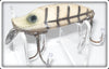 Vintage Heddon White And Black Shore Luminous River Runt 9119XWB-LUM