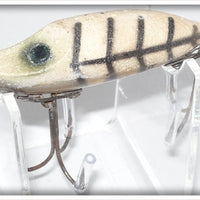 Vintage Heddon White And Black Shore Luminous River Runt 9119XWB-LUM