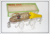 Vintage Creek Chub Yellow Pickerel Jointed Pikie Lure 2600 Y