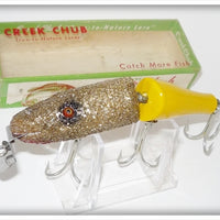Vintage Creek Chub Yellow Pickerel Jointed Pikie Lure 2600 Y