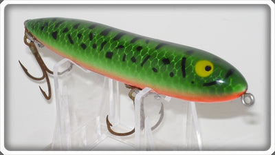 Vintage Heddon Green Crawdad Zara Spook Lure 9255 GR