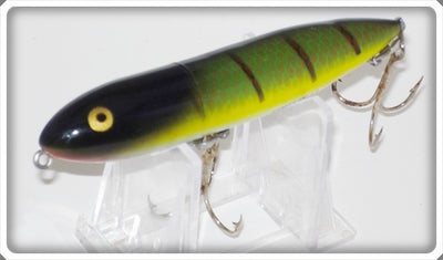 Vintage Heddon Golden Black Muskie Zara Spook Lure 9255 MG